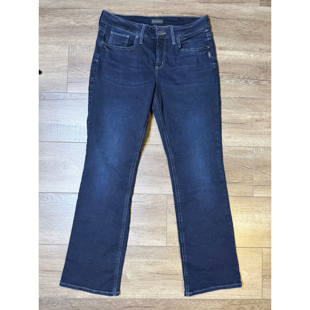 Silver Jeans Co Suki Slim Bootcut Dark Wash Denim Jeans W32 L31